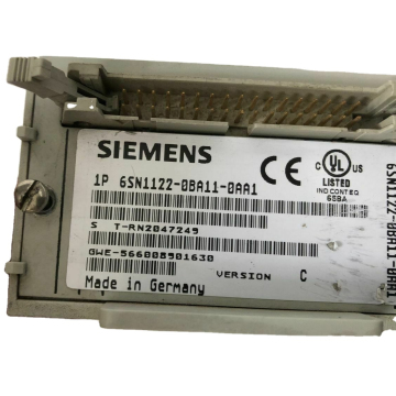 1-Jahres-Garantie Original Siemens Simodrive 611 Steuereinheit 6SN1118-0BA11-0AA1 für Elektromotor-System mit geschlossenem Kreislauf