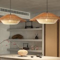 Weaving rope lampshade pendant lamp