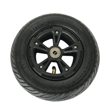 Scooter elettrico da 7 "con ruote pneumatiche: gomma anti-skid e design resistente in alluminio