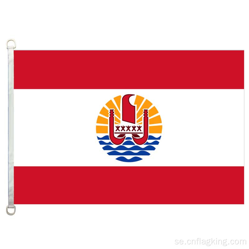 French_Polynesia flagga 90 * 150cm 100% polyster
