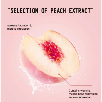 Korean Moisturizing Anti-Wrinkle Fruit Face Sheet Mask - Peach Facial Mask