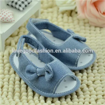 Soft Cotton Elastic Rope Toe Crib Baby Sandal