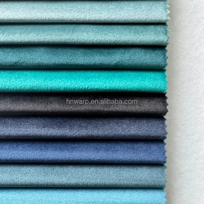 100% Polyester Plush Velvet Fabric for Home Textiles - Holland Velvet Sofa Curtain Cushion Bedding