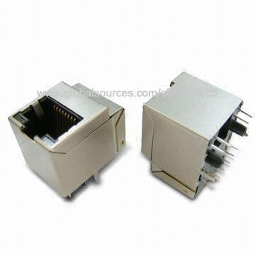 Transformer Module Magjac Pcb Modular Rj45 Connector With Integrated Magnetic Lan Transformer ...