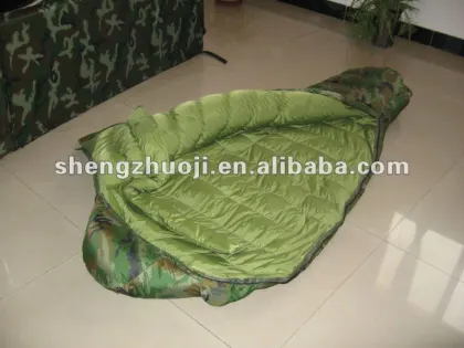 military camouflage sleeping bag