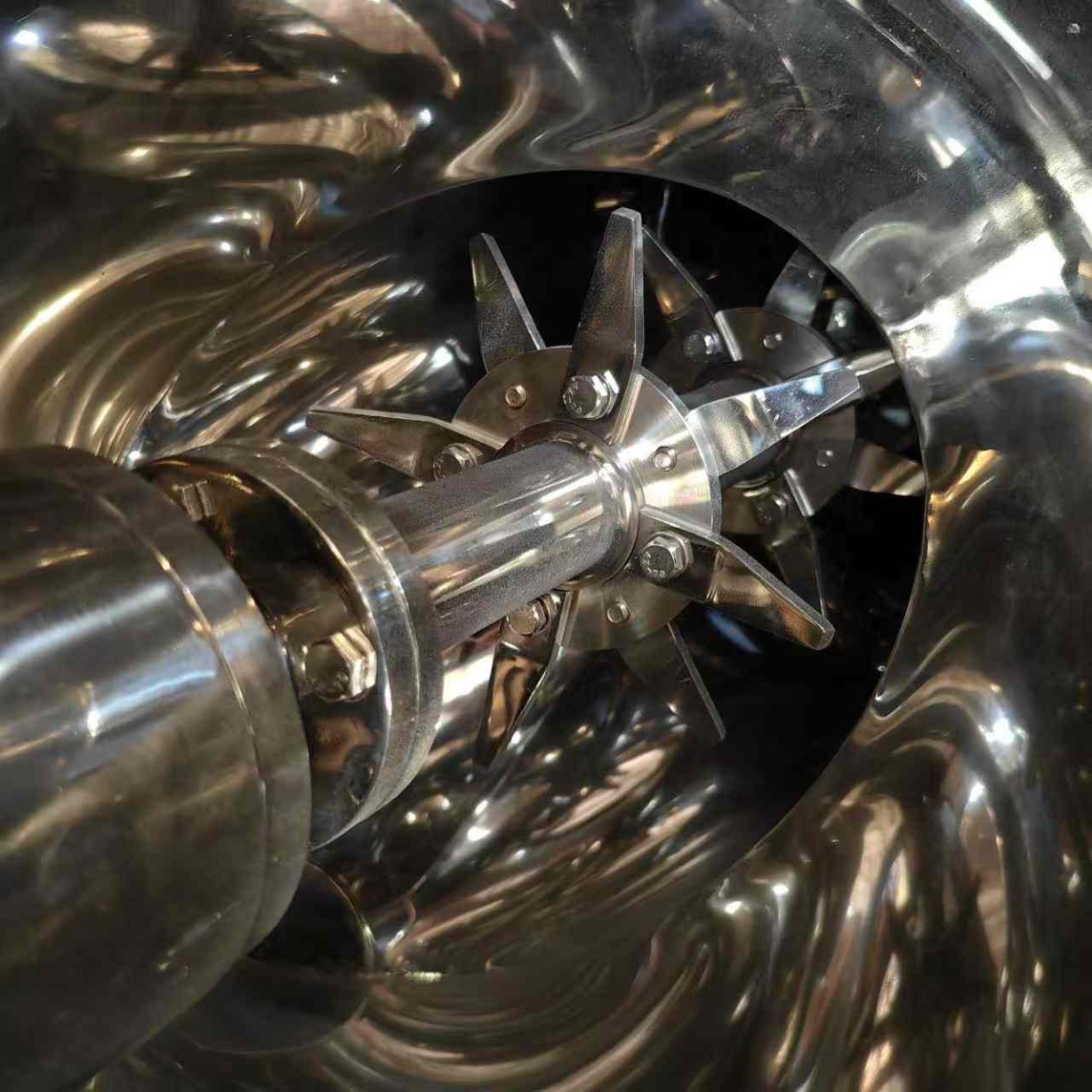 V Type Shell Blender Machine With Intensifier Bar