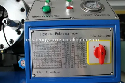 SY-90C aeroquip hydraulic hose crimping machine