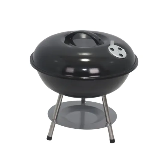 14 Inch Mini Camping Grill Outdoor Barbecue Tabletop Portable Charcoal BBQ Mini Kettle Grill