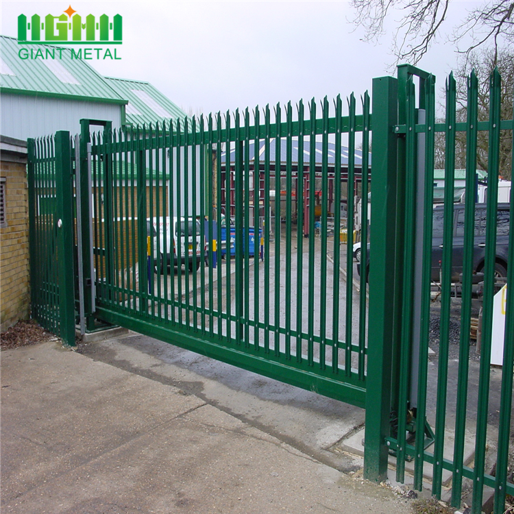 Zinc Plating Fences Metal Type Palisade Fence