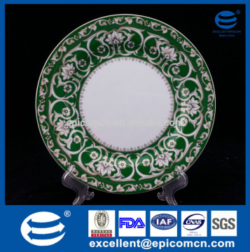 10.5"/9"/7.5" round wholesale cheap bulk white porcelain dinner plates for wedding for Russian market