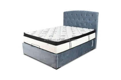 New Design Leather Platform Smart King Size Bed for Bedroom Sets