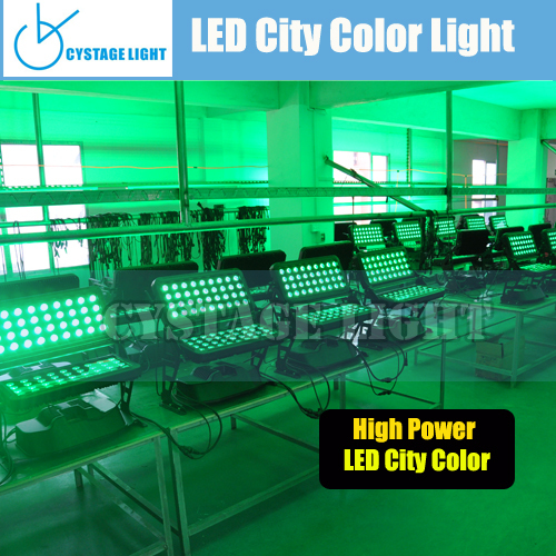 High Power 72X10W RGBW Quad LED City Color Lights