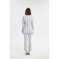 Women Stripe Blazer, Slim Fit Women Anzugsblazer