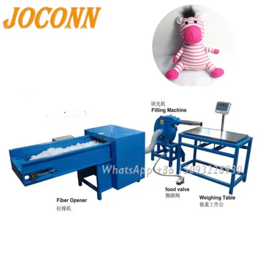 Ball Fiber Opening Pillow Filling Machine for Doll Toys
