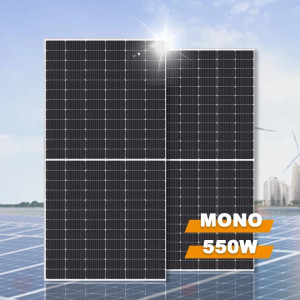 Pannelli solari a mezza cella bifacciale mono 550W ad alta efficienza