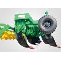 Agricultural implement folding type tractor subsoiler plough