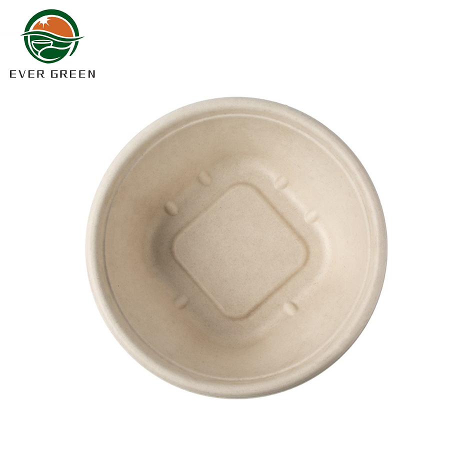 Eco-Friendly Salad Bowl Biodegradable Sugarcane Pulp Bowl