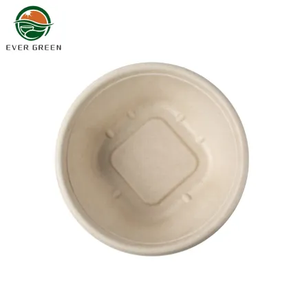 Biodegradable Sugarcane Fiber Material Compostable Soup Cups