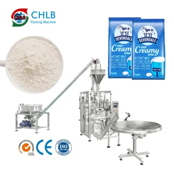 CHLB SUS 304 Automatic Vertical Powder Packing Machine for Cassava Wheat Flour (1kg, 2kg, 5kg)