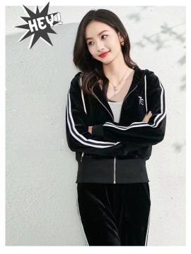 Spring And Autumn Gold Velvet Suit Female Middle-Aged And Elderly Women's Sportswear Loose And Western Style Two-Piece Suit