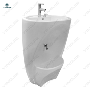 Ceramic Pedestal Basin for Wudu: Free-Standing Foot Wash Sink