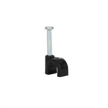 Wenzhou Factory Cable Clip Manufacturer - Quality Assurance PE Flat Cable Clips 9mm (Black/White)