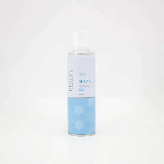 Empty Shaving Foam Aerosol Tin Can