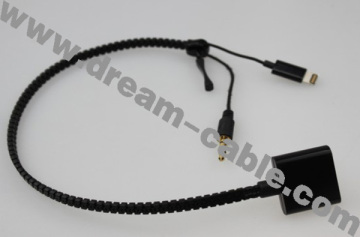 30pin to 8pin Audio Adapter Cable for iPhone 5