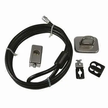 PC Lock, High Security Desktop Tubular Push Type Lock Secure Your Computer, Camera, Projector