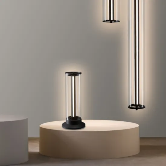 Glass Lampshade LED Table Lamp