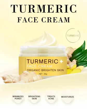 Whitening Moisturizing Facial Cream with Turmeric: Effective for Dark Spot Removal and Brightening