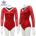 Siste konkurranse Rhinestone gymnastikk leotards