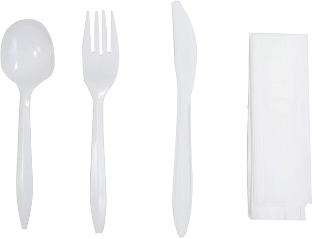 Good Quality Low Price Individually Wrapped Plastic Disposable Cutlery