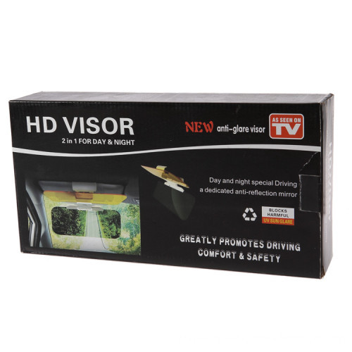 Anti Glare Driving 2 in 1 HD Visor: Anti Dazzle Windshield Extender for Cars