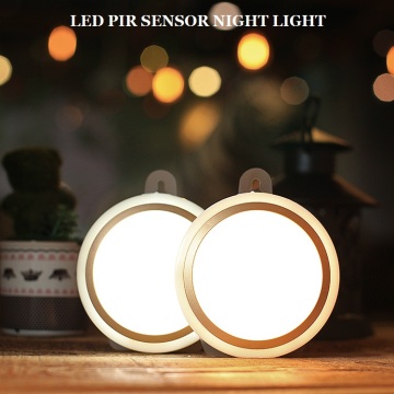 PIR Sensor Night Lamp: LED Motion Sensor Bed Light
