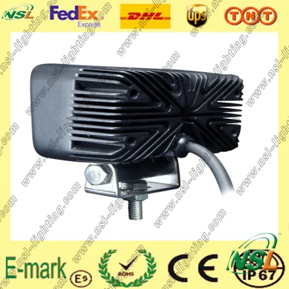 IP67 waterproof 18w led work lights square led lighting for boats