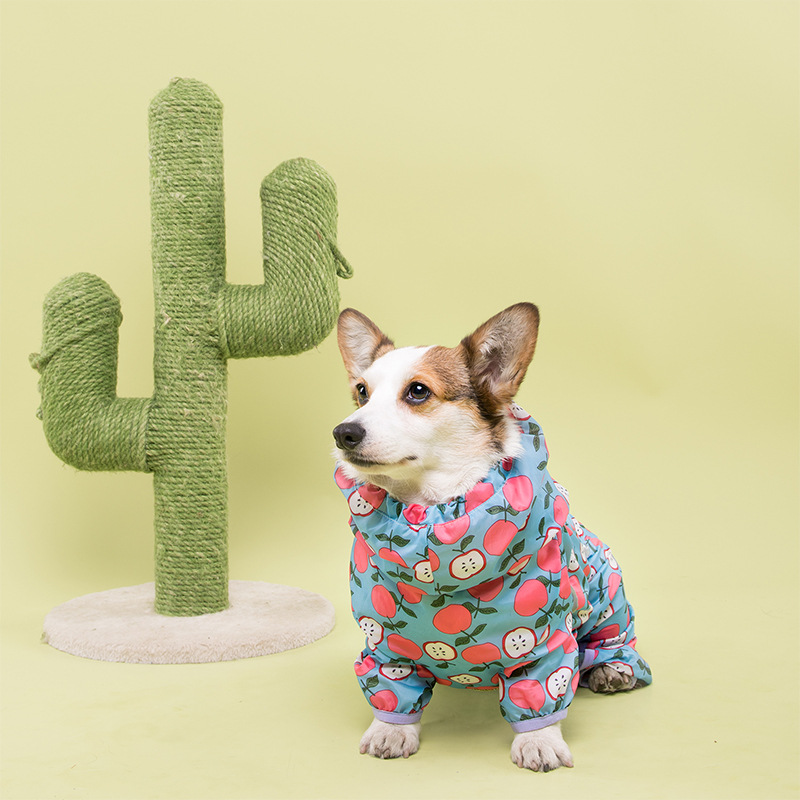 Fashion design 7 sizes Pet Dogs Raincoat