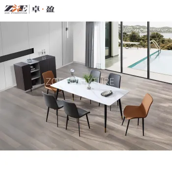 Luxury Modern Dining Table and Chair Set for Restaurant and Home