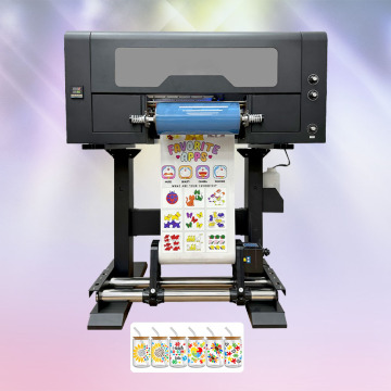 ZUNSUNJET Small A3 UV Printer - 30cm Digital UV DTF Printer for Stickers and Transfers