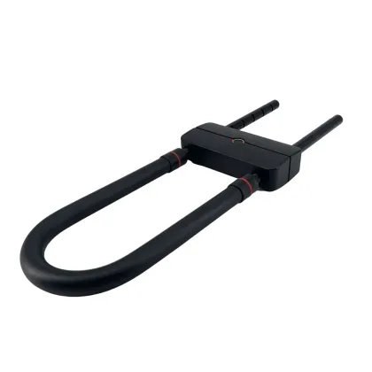 Smart Fingerprint Waterproof U-Shape Lock For Glass Door