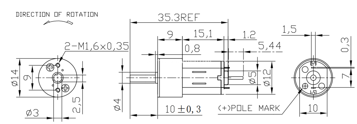 double shaft motor