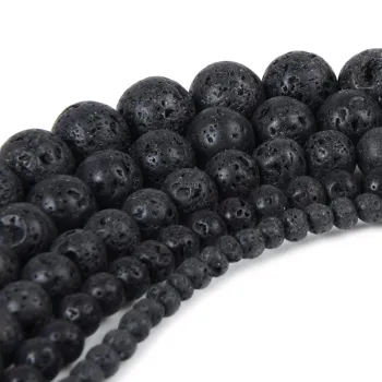 wholesale lava beads nature volcanic rock stone beads loose bulk handmade jewelry making 4mm 6mm 8mm 10mm 12mm