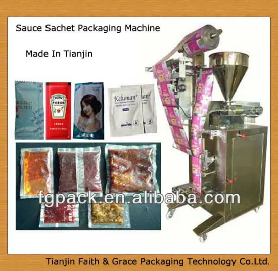 Factory Small Automatic Sauce Sachet Packaging Machine