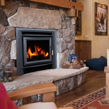 Indoor Cast Iron Wood Burning Stove Fireplace for Home Use