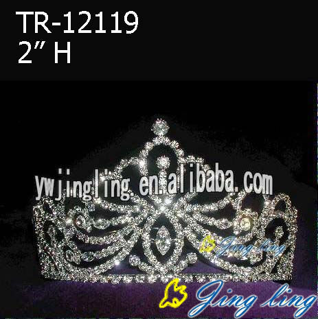 2 Inch Wholesale Crystal Tiara Crown