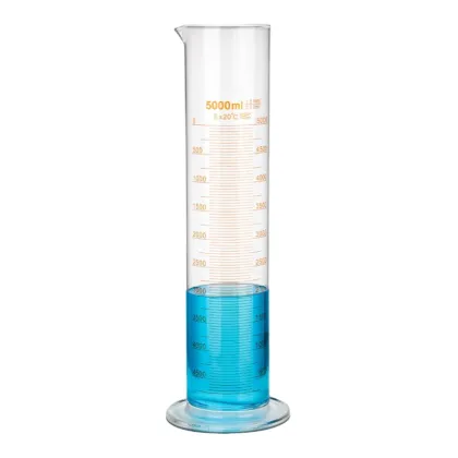Boro 3.3 Thick-Walled 5000ml Laboratory Measuring Cylinder