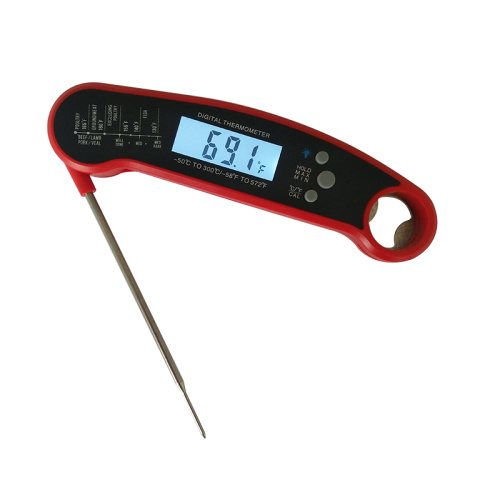Termômetro de carne com sonda dobrável à prova d&#39;água para cozinha