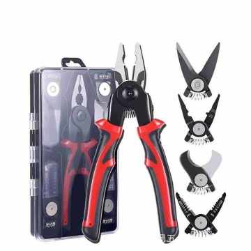 Kit pinze intercambiabili combinate 5 in 1: spogliarellista, taglierina e forbici di stagno