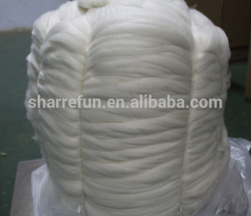 Factory Price Quality 100% Cashmere Tops White with 15.5-16.5mic