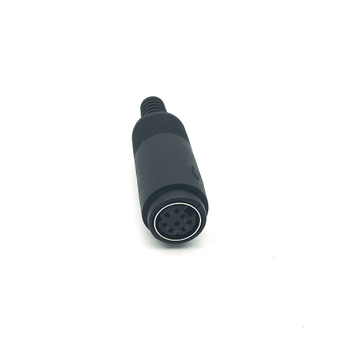 Female Jack DIN Adapter Converter Audio Cable Connector
